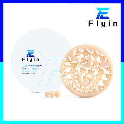 Beli 3D Pro Multilayer Zirconia Block CAD CAM Zirconia Keramik Blok Bahan Gigi online manufacture