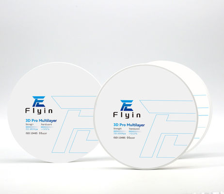 Beli Laboratorium Gigi Zirconia Keramik Blok Cadcam SHT-ML Warna Multilayer Zirconia Disc online manufacture