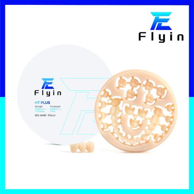 Beli Flyin zircon blok gigi Monolayer zirconia kosong HT-Plus Kekuatan 1300Mpa zirconia gigi kosong online manufacture