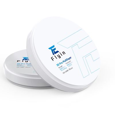 Beli Flyin New Popular Sale Cad Cam Zirconia Blok 14mm 3D Pro Multilayer Zirconia Blok online manufacture