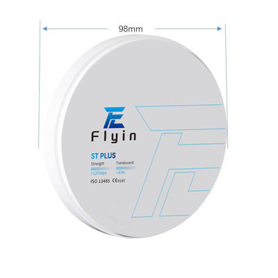 Blok disk zirconia ST Plus untuk Laboratorium Disc Alumina untuk Mesin Cad Cam Zirconia 5 Tahun Kelas II MFDS