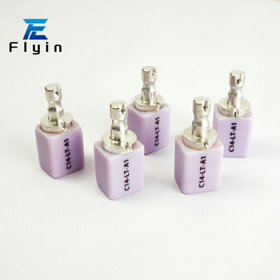 FLYIN LT HT CAD CAM Lithium Disilikat Dental Block Kaca Keramik C14 B40
