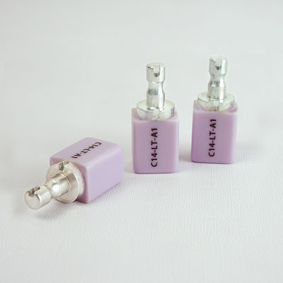 Kaca Keramik C14 Denture Lithium Disilicate Blok CAD CAM untuk Restorasi Keramik